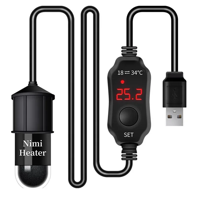 Fish Tank Heater - Универсальный мини-нагреватель для аквариума, погружной термостатический