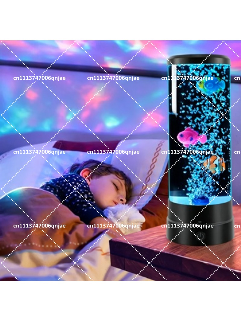 Aquarium Light - Симуляционный LED-аквариум с меняющими цвет рыбками
