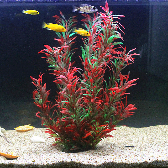 Fish Aquarium Home - 50 см искусственный аквариум редкие растения