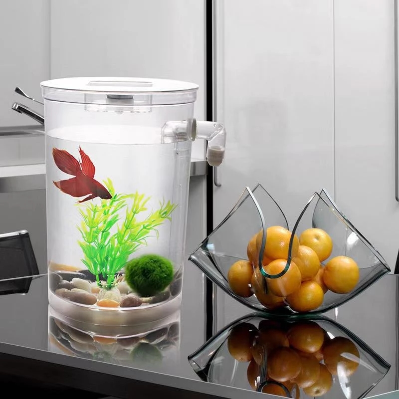 Ленивая бесплатная смена воды, – обзор и цена Betta Fish Tank