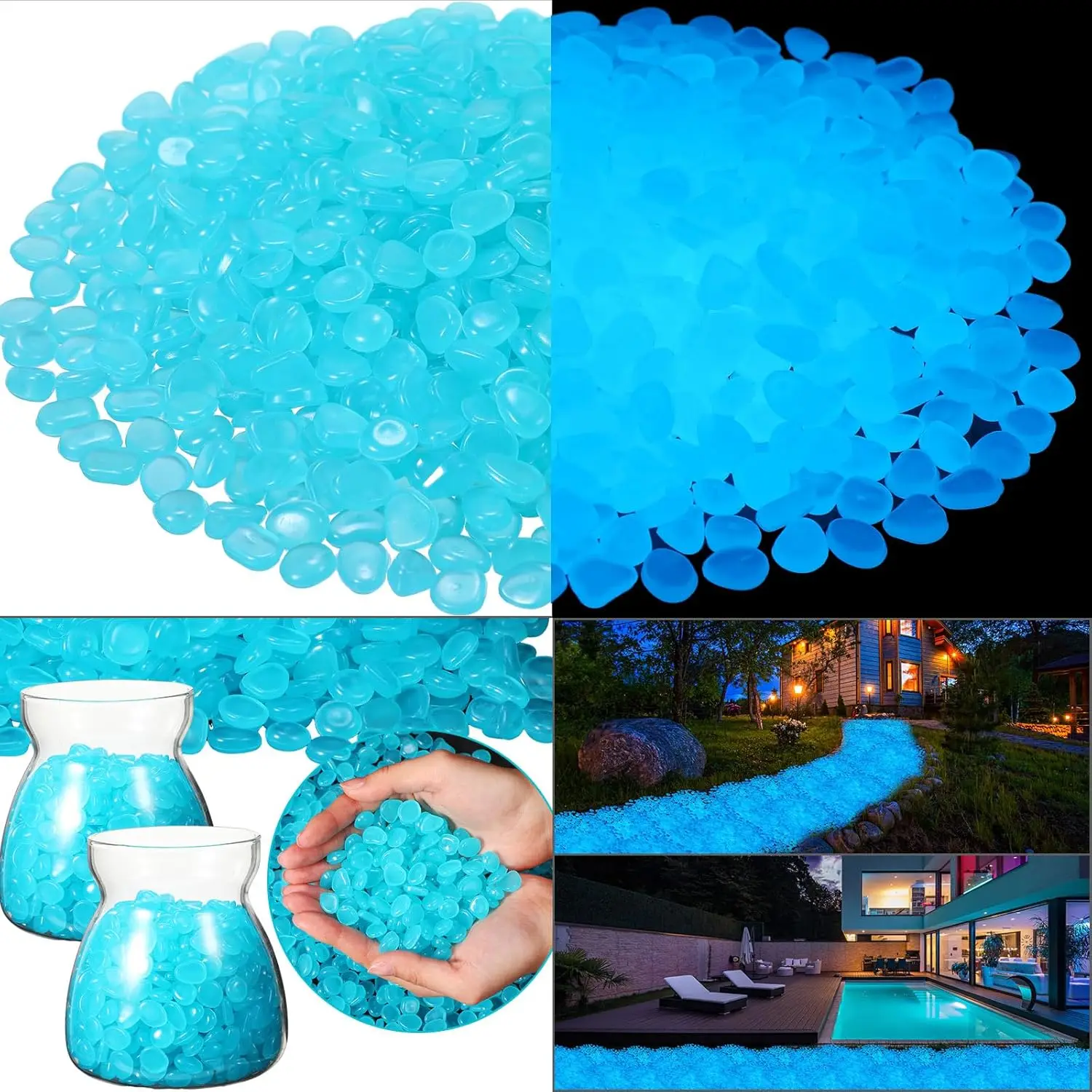 500 шт. светящиеся в темноте с – обзор и цена Fish Tank Gravel